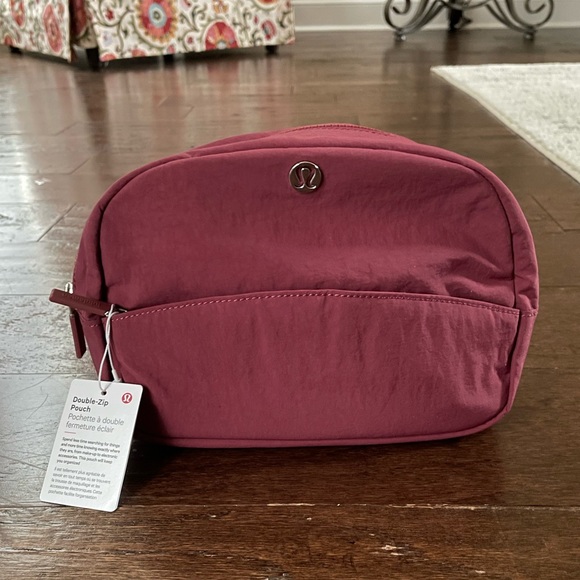 Lululemon🍋Double Zip Pouch-mulled wine - Picture 7 of 13